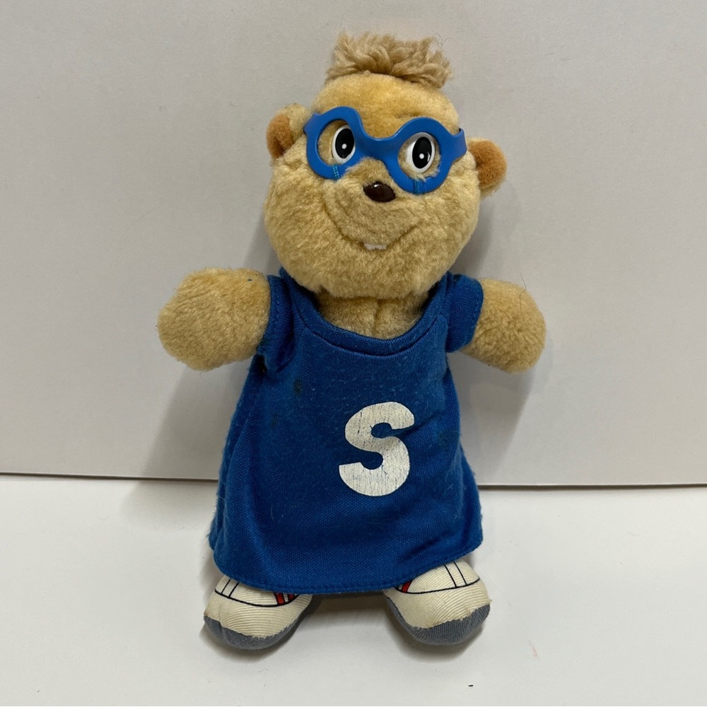5/$25 Vintage 1987 Alvin and the Chipmunks Simon Plush Meal Toy Burger King